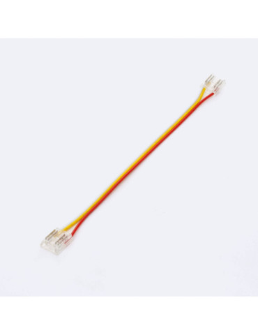 Connecteur HIPPO Double avec Câble pour Ruban LED CCT 12/24V DC COB & SMD2022 IP20 Largeur 10mm