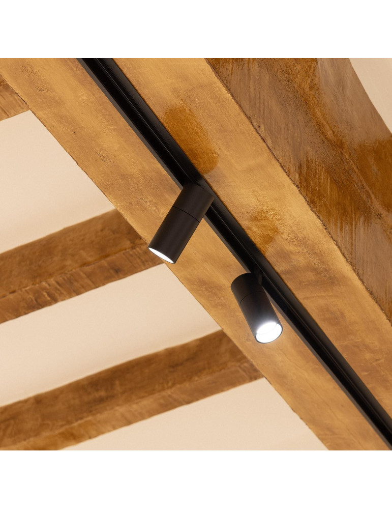 Spot LED sur Rail Magnétique 20mm 20W 48V Noir