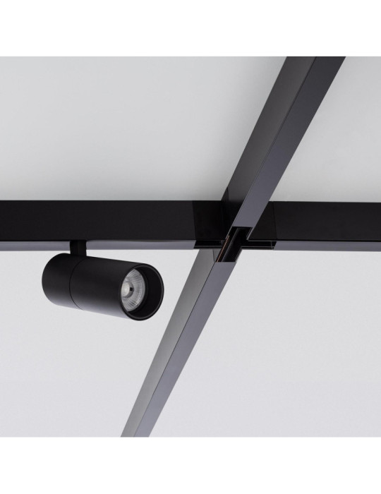 Spot LED sur Rail Magnétique 20mm 20W 48V Noir