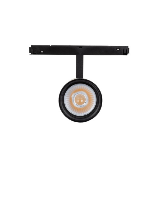 Spot LED sur Rail Magnétique 20mm 20W 48V Noir