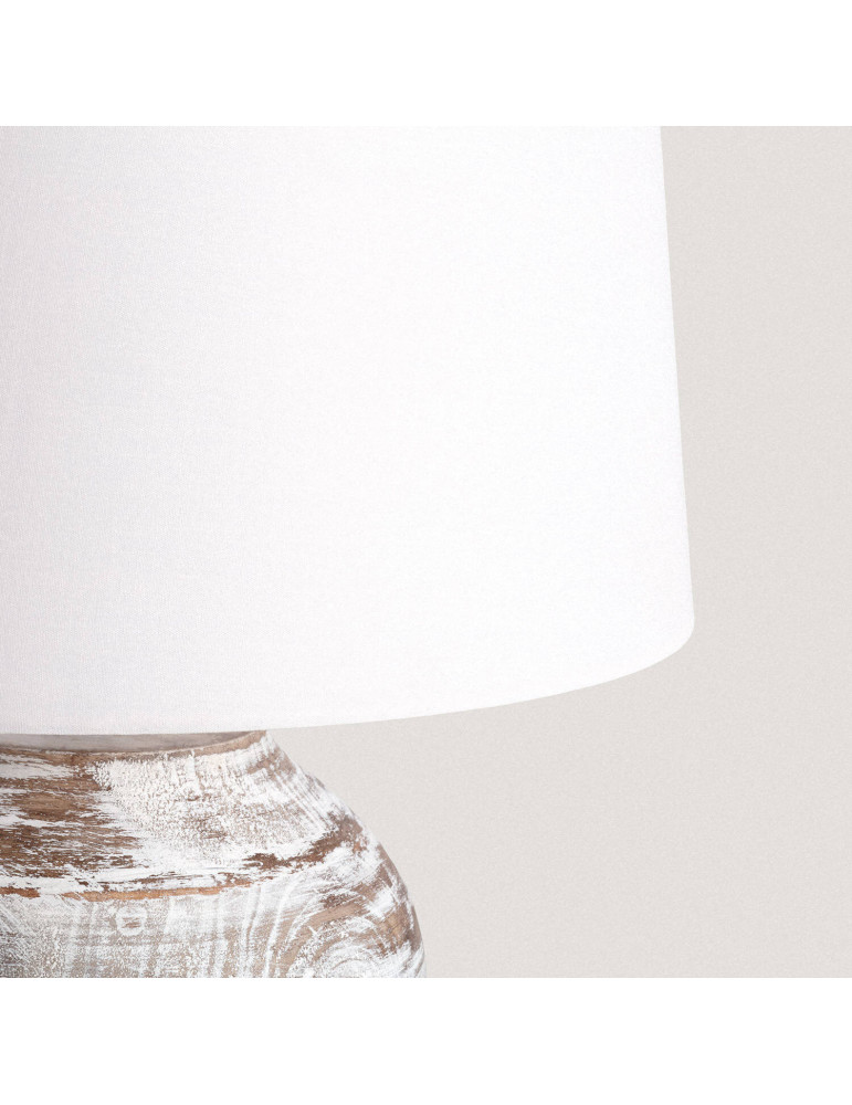 Lampe à Poser en bois Chandan ILUZZIA