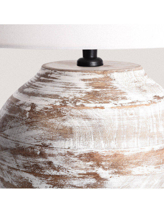 Lampe à Poser en bois Chandan ILUZZIA