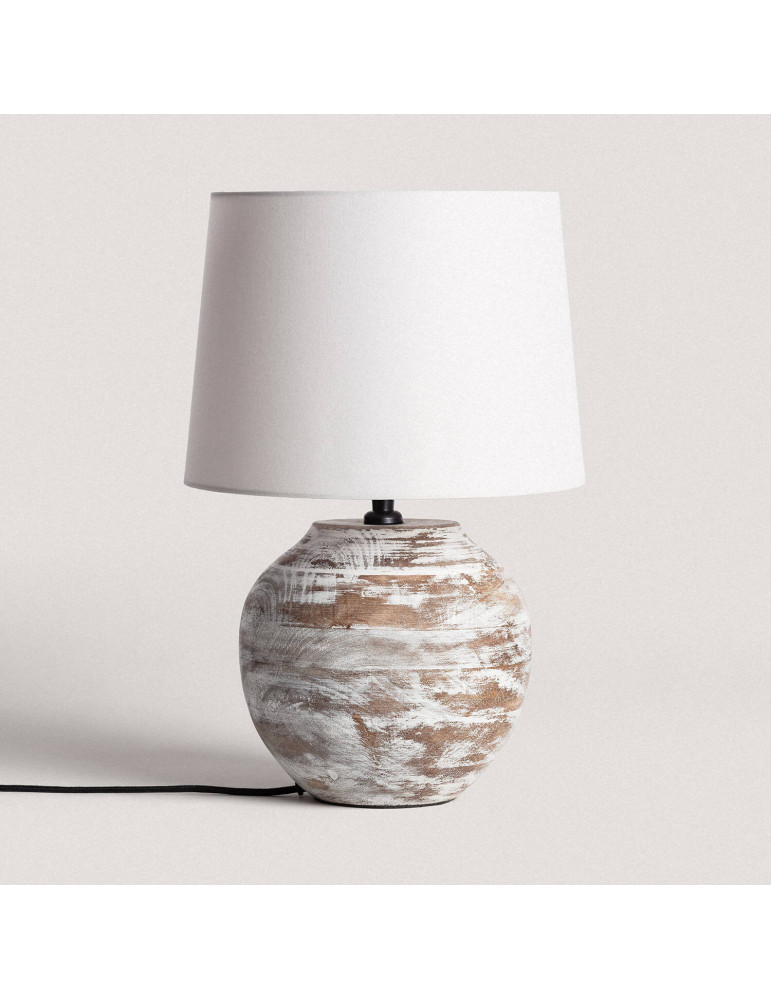 Lampe à Poser en bois Chandan ILUZZIA Lampe à Poser en bois Chandan ILUZZIA