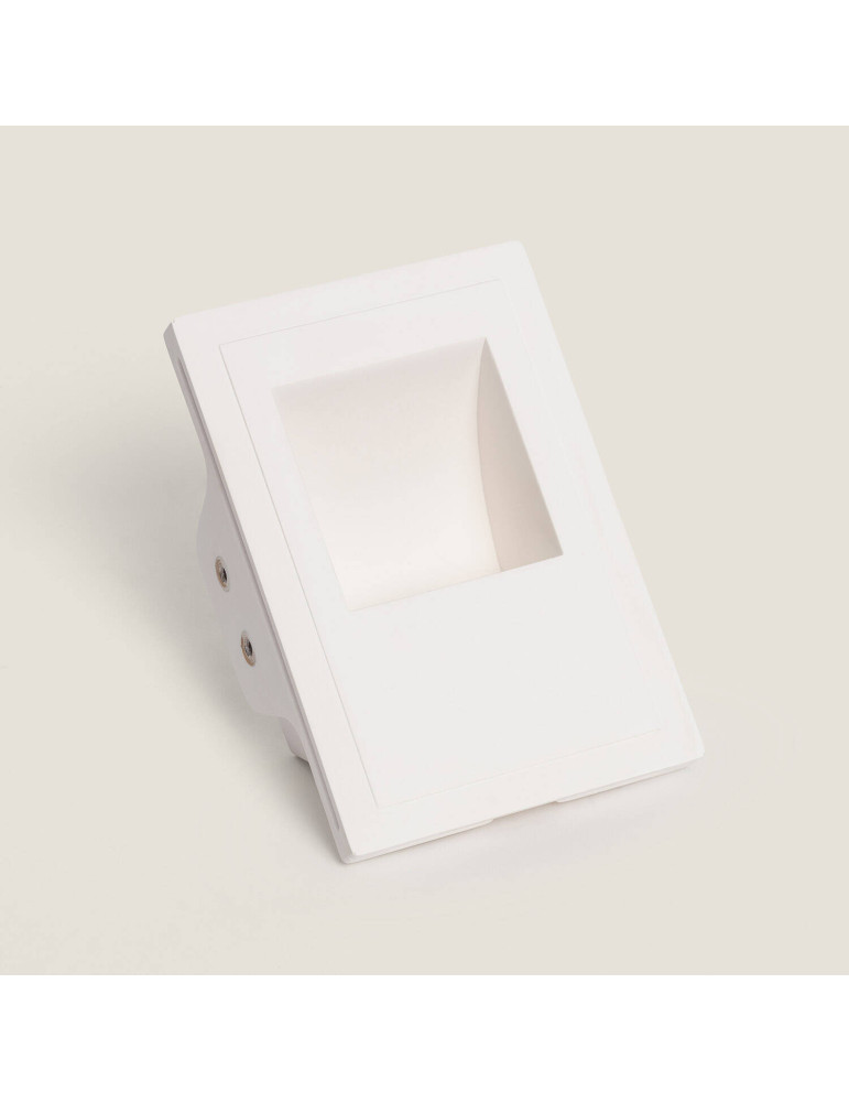 Applique Murale Intégration Plâtre/Placo pour Ampoule LED GU10 PAR11 Coupe 103x148 mm