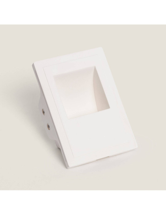 Applique Murale Intégration Plâtre/Placo pour Ampoule LED GU10 PAR11 Coupe 103x148 mm