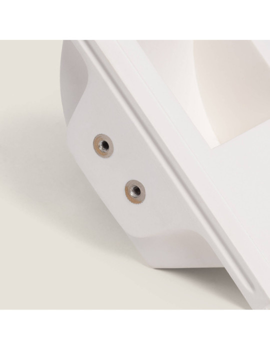 Applique Murale Intégration Plâtre/Placo pour Ampoule LED GU10 PAR11 Coupe 103x148 mm