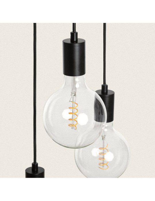 Suspension Métal Cascade 3 Spots