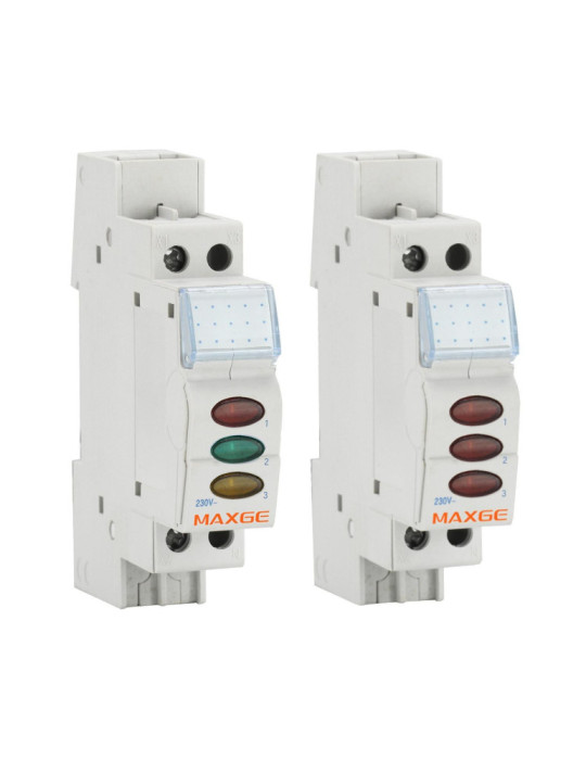 Voyant Lumineux LED Triple MAXGE Alpha+ EPSLT 230VAC