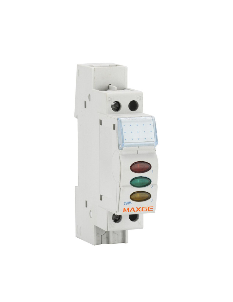 Voyant Lumineux LED Triple MAXGE Alpha+ EPSLT 230VAC
