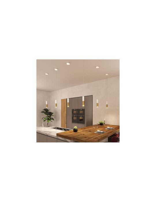 Suspension Creative-Cables Modèle PDMV_ Abat-Jour Tub-E14