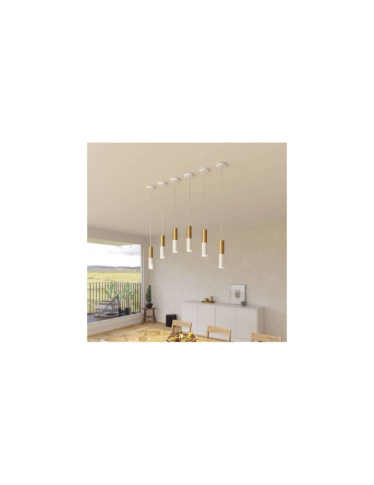 Suspension Creative-Cables Modèle PDMV_ Abat-Jour Tub-E14