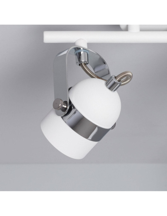 Plafonnier Orientable Aluminium Sinner 2 Spots Blanc