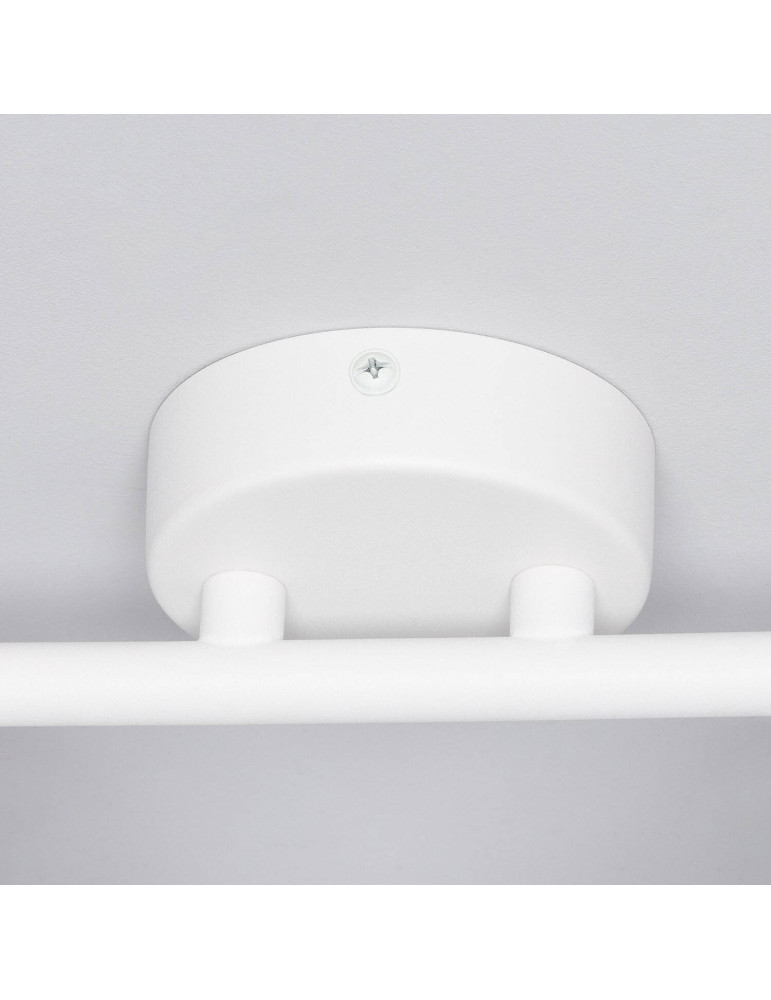 Plafonnier Orientable Aluminium Sinner 2 Spots Blanc