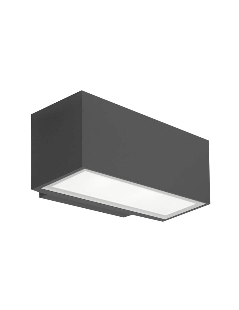 Applique LED Afrodita Double Face 17.5W IP65 Gris Urbain LEDS-C4 05-9911-Z5-CL