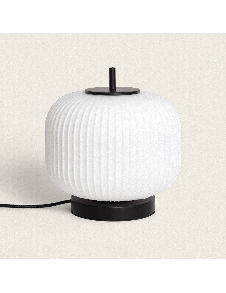 Lampe à Poser Métal et Verre Beca