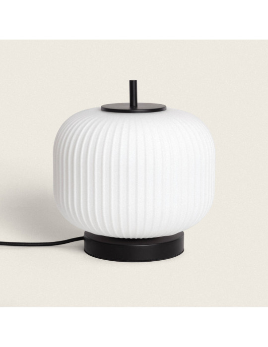 Lampe à Poser Métal et Verre Beca