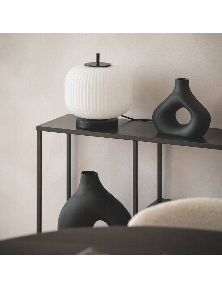 Lampe à Poser Métal et Verre Beca