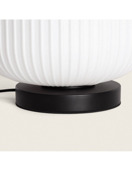 Lampe à Poser Métal et Verre Beca