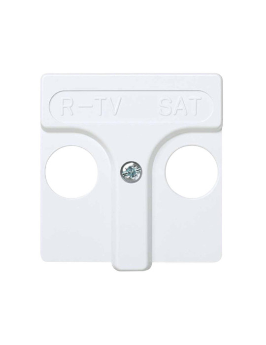 Plaque pour Prise TV-SAT SIMON 27 27097