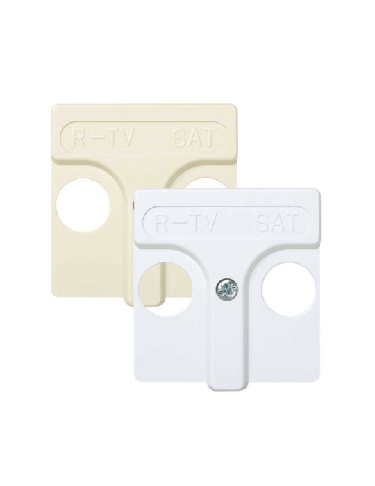 Plaque pour Prise TV-SAT SIMON 27 27097
