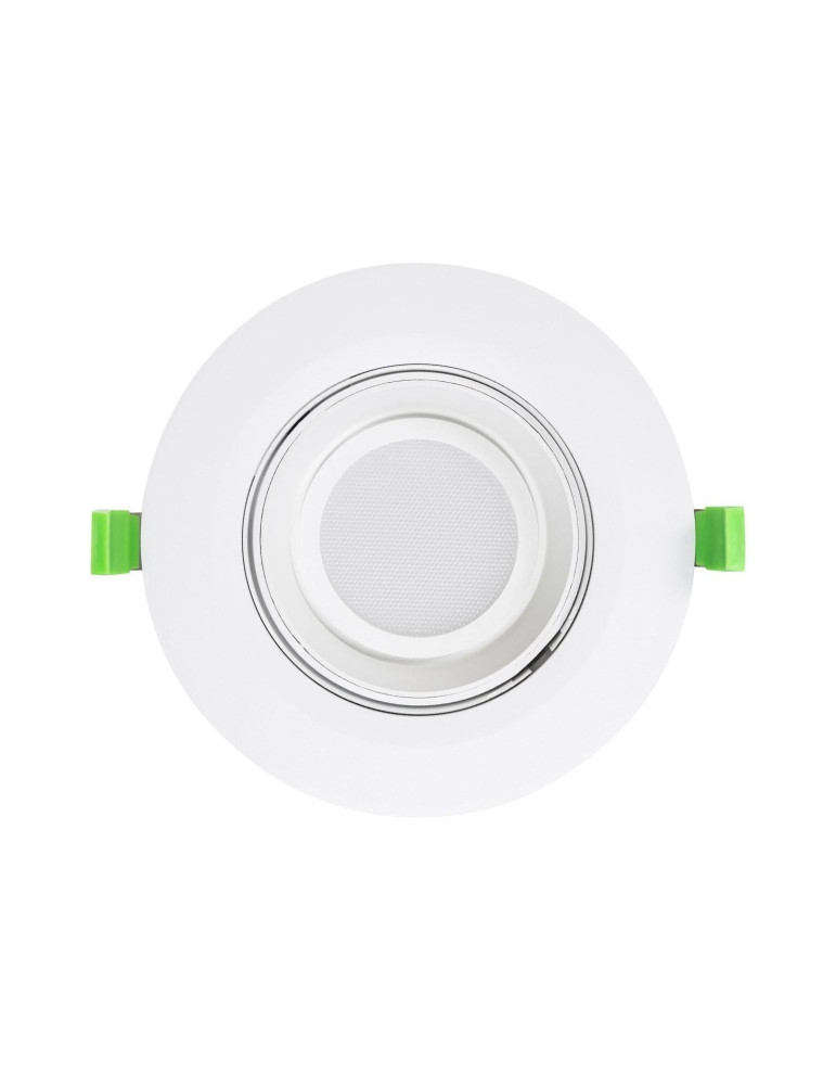 Downlight LED 48W Rond Orientable OSRAM 120lm/W LIFUD Coupe Ø 195 mm