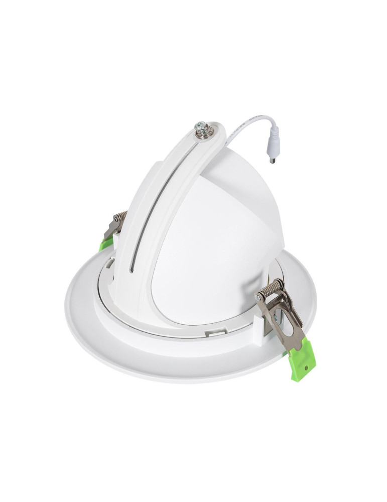 Downlight LED 48W Rond Orientable OSRAM 120lm/W LIFUD Coupe Ø 195 mm