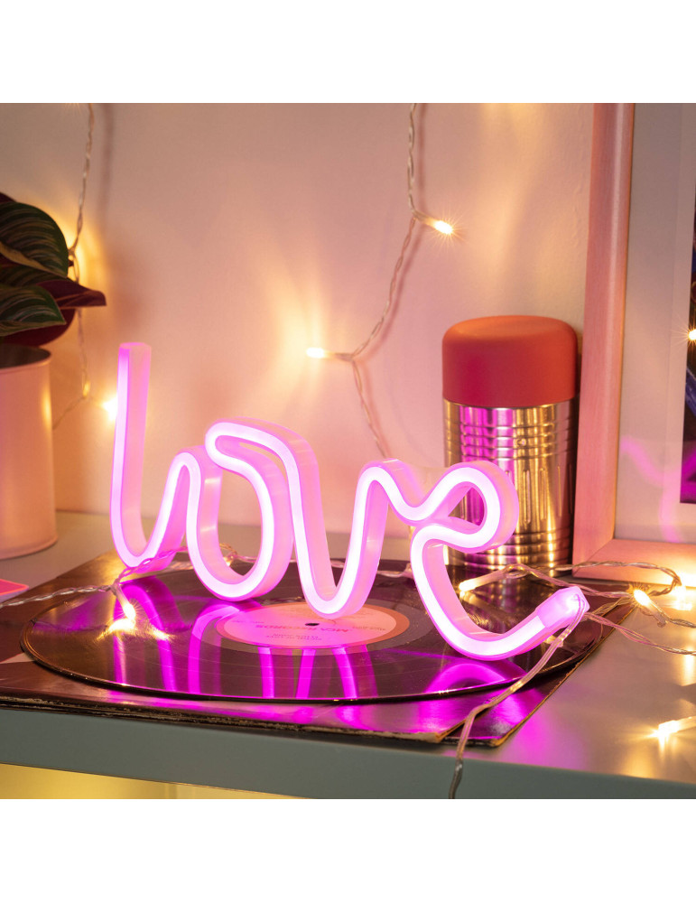 Néon LED Love à Piles