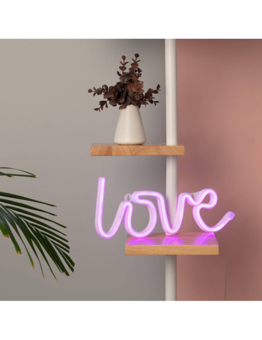 Néon LED Love à Piles