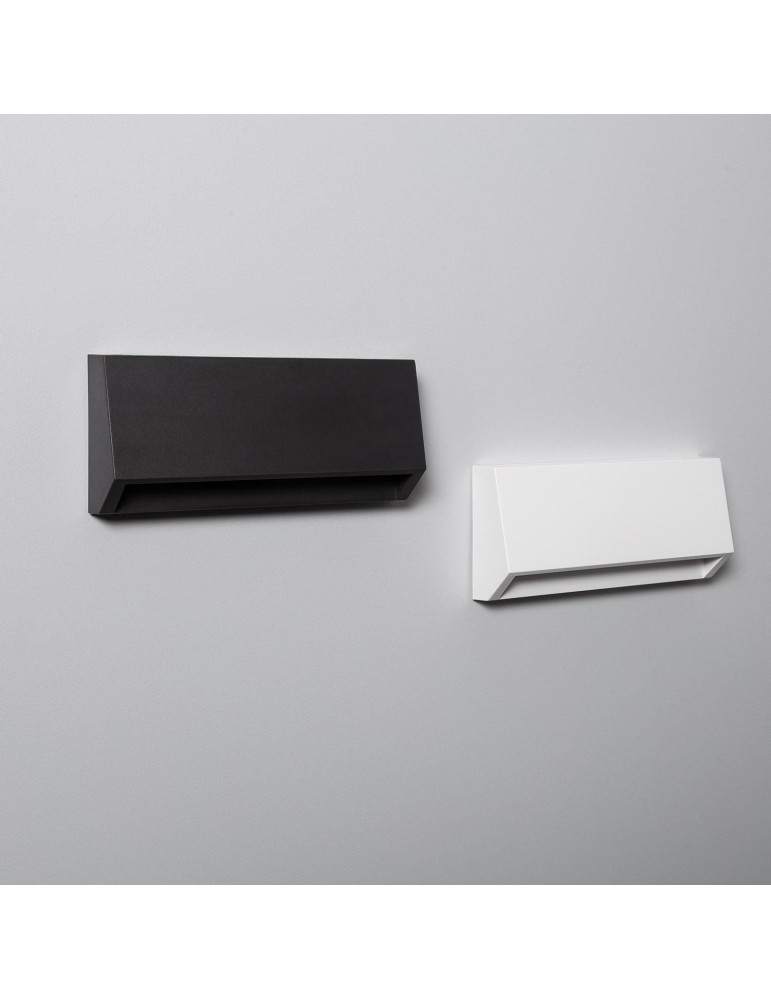 Balise LED Extérieure 3W En Saillie au Mur Rectangulaire Valeta Blanche