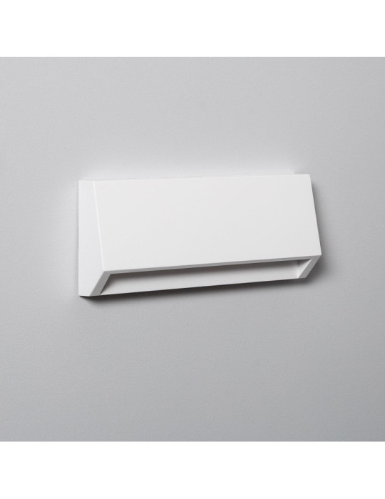 Balise LED Extérieure 3W En Saillie au Mur Rectangulaire Valeta Blanche