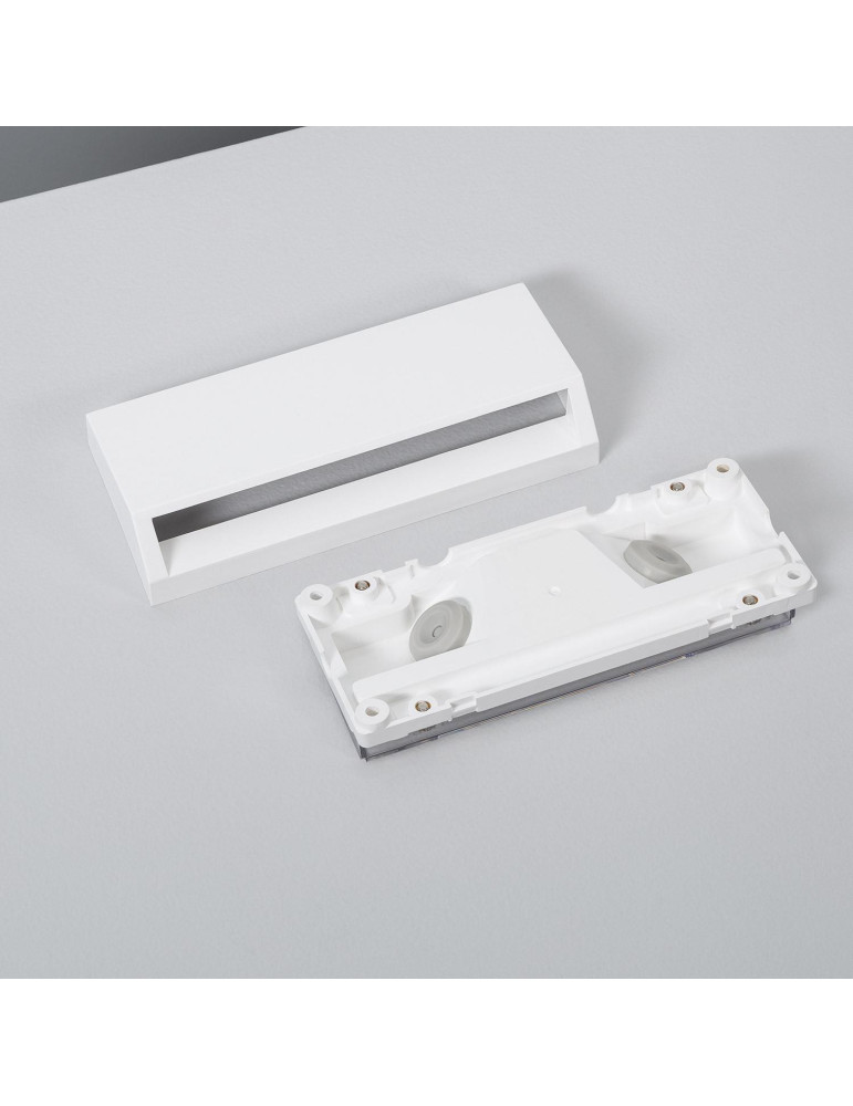 Balise LED Extérieure 3W En Saillie au Mur Rectangulaire Valeta Blanche