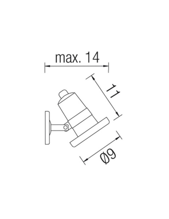 Applique LED Aqua Spotlight AISI 316 Submersible IP68 GU5.3 35W LEDS-C4 05-9245-CA-37