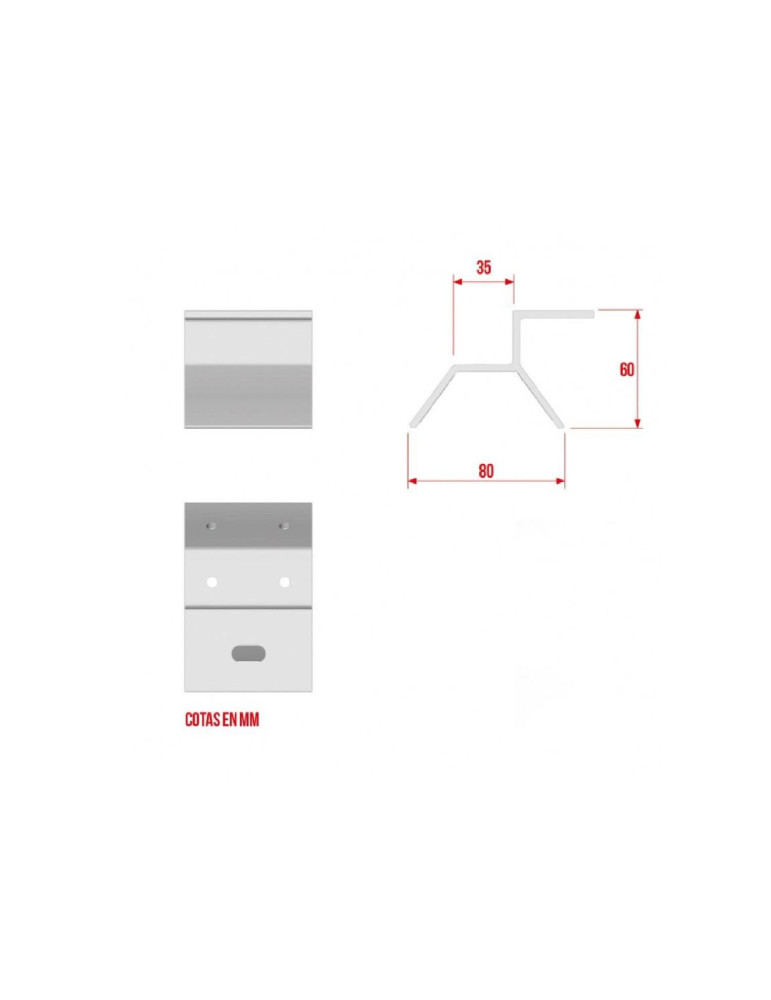 Structure Coplanaire pour Panneaux Solaires Montage sur Tôle Trapézoïdale