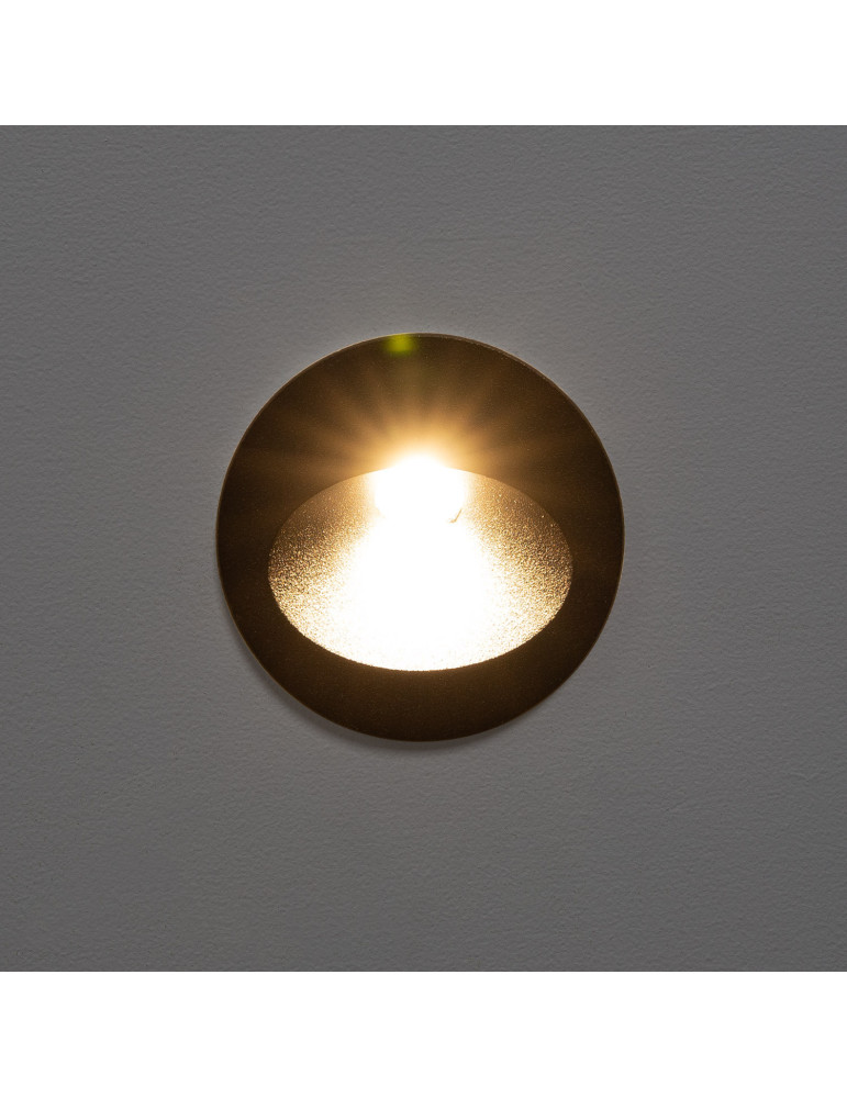 Aplique de Pared LED Coney IP65 3W Negro