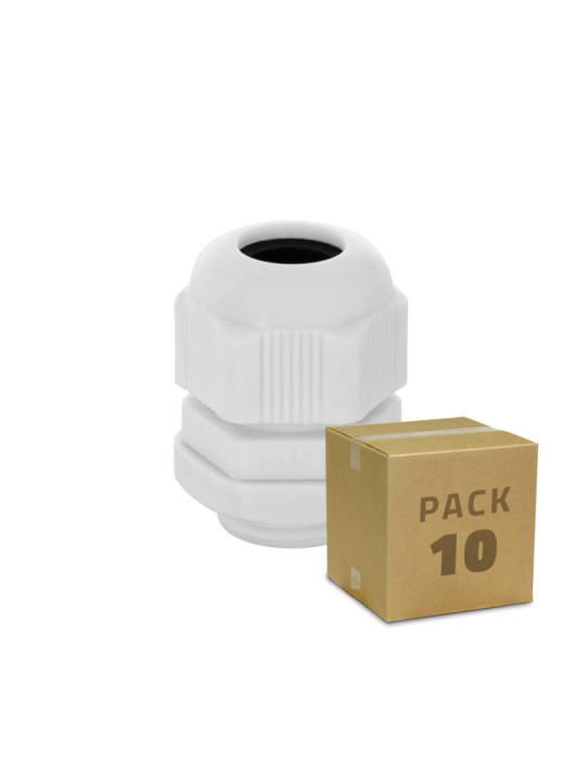 Pack de 10 Presse-Étoupes Nylon IP68 Différentes Tailles