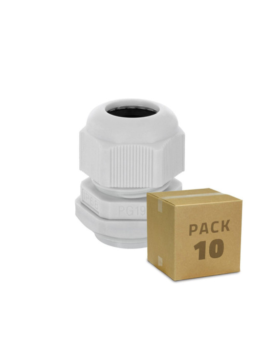 Pack de 10 Presse-Étoupes Nylon IP68 Différentes Tailles