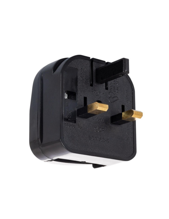 Adaptateur Prise Type E Tête Large avec Câble Droit à Prise Type G (UK) Adaptateur Prise Type E Tête Large avec Câble Droit à Prise Type G (UK)