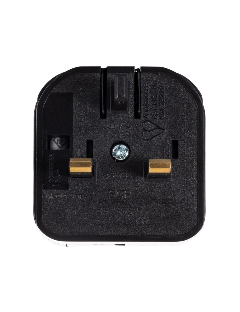 Adaptateur Prise Type E Tête Large avec Câble Droit à Prise Type G (UK)