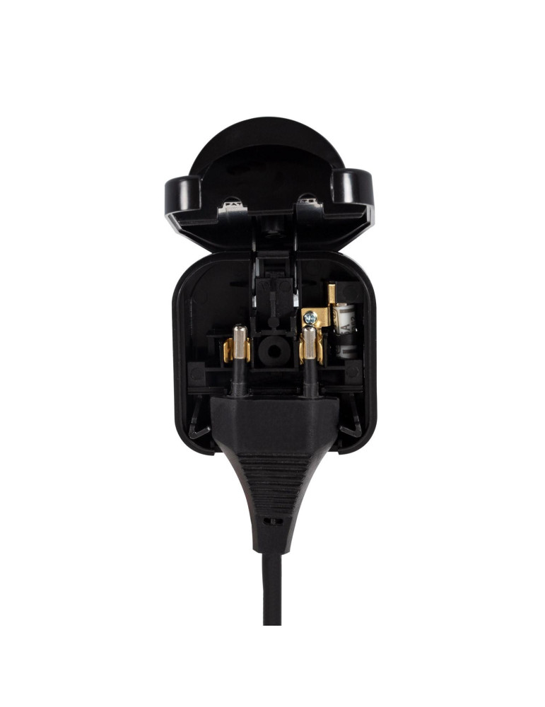 Adaptateur Prise Type E Tête Large avec Câble Droit à Prise Type G (UK)