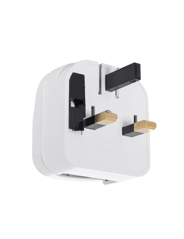 Adaptateur Prise Type E Tête Large avec Câble Droit à Prise Type G (UK)