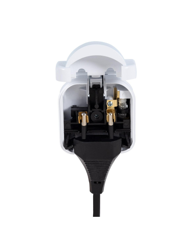 Adaptateur Prise Type E Tête Large avec Câble Droit à Prise Type G (UK)