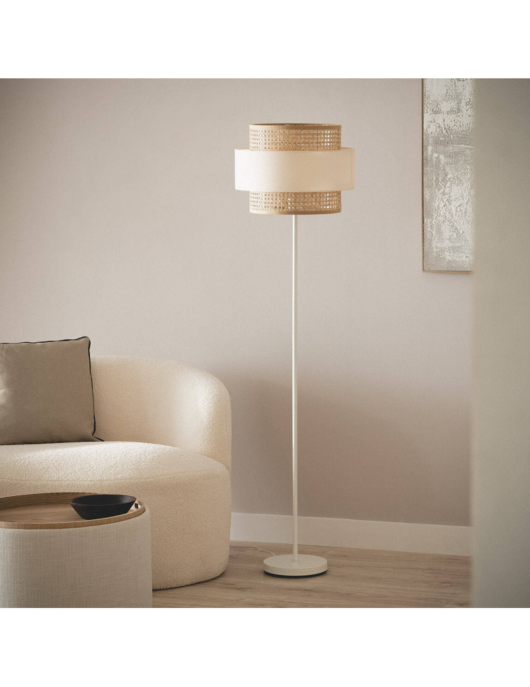 Lampadaire Métal et Tissu Amaia