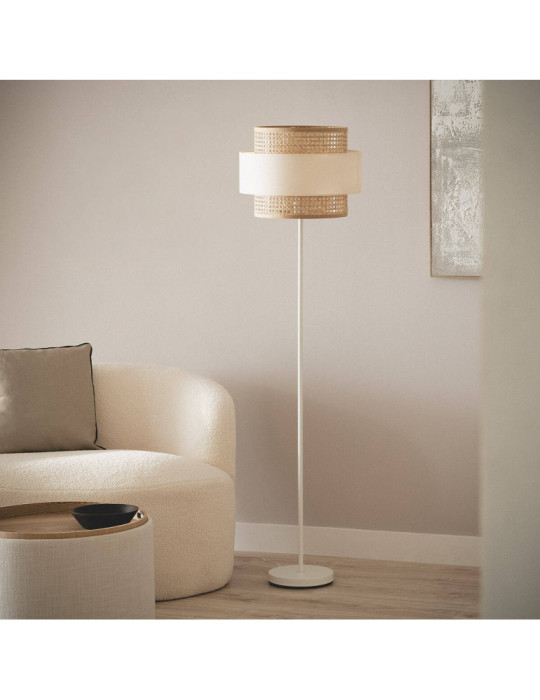 Lampadaire Métal et Tissu Amaia