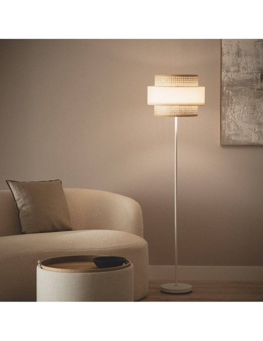 Lampadaire Métal et Tissu Amaia