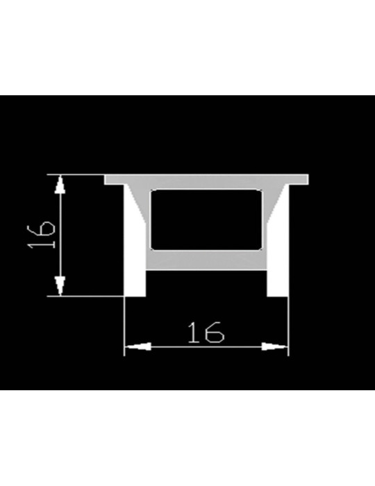 Tube Silicone LED Flex Encastrable jusqu'à 8-12 mm