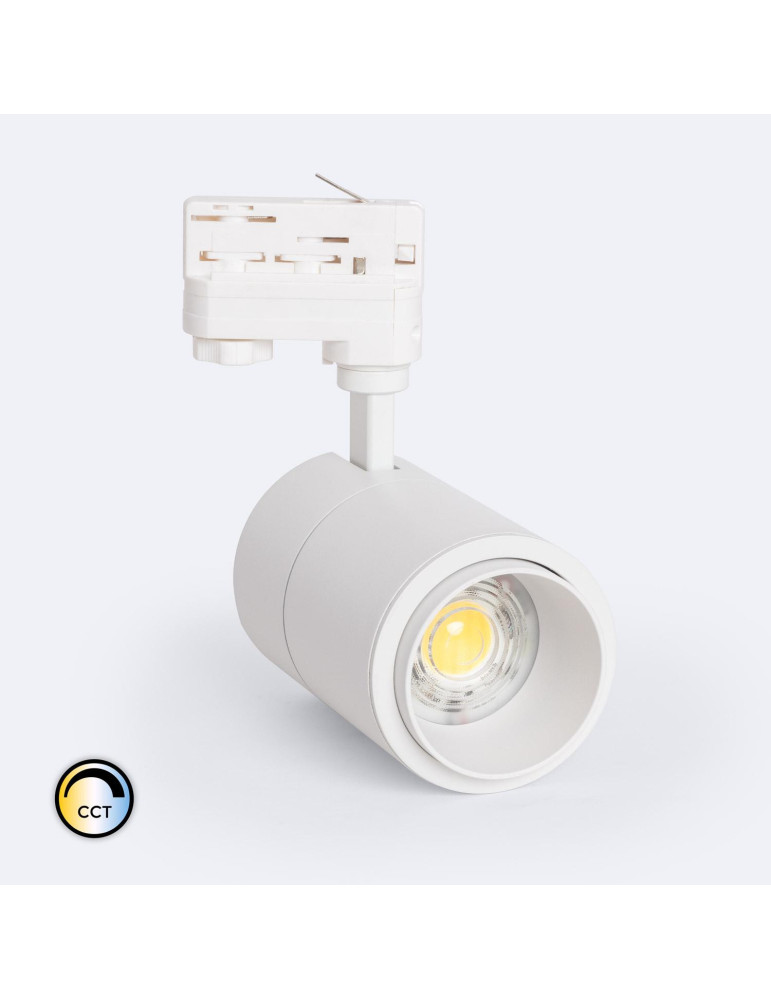 Spot LED sur Rail Triphasé 30W Dimmable Pulyx CCT Multi-angle 15-60º Spot LED sur Rail Triphasé 30W Dimmable Pulyx CCT Multi-angle 15-60º