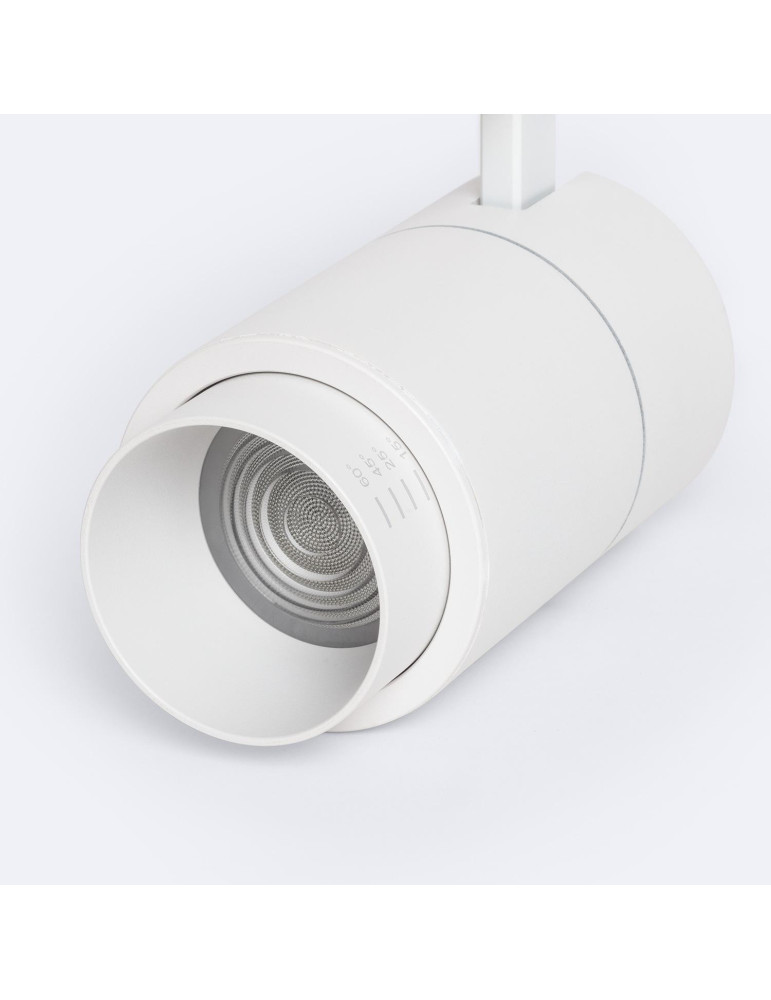 Spot LED sur Rail Triphasé 30W Dimmable Pulyx CCT Multi-angle 15-60º