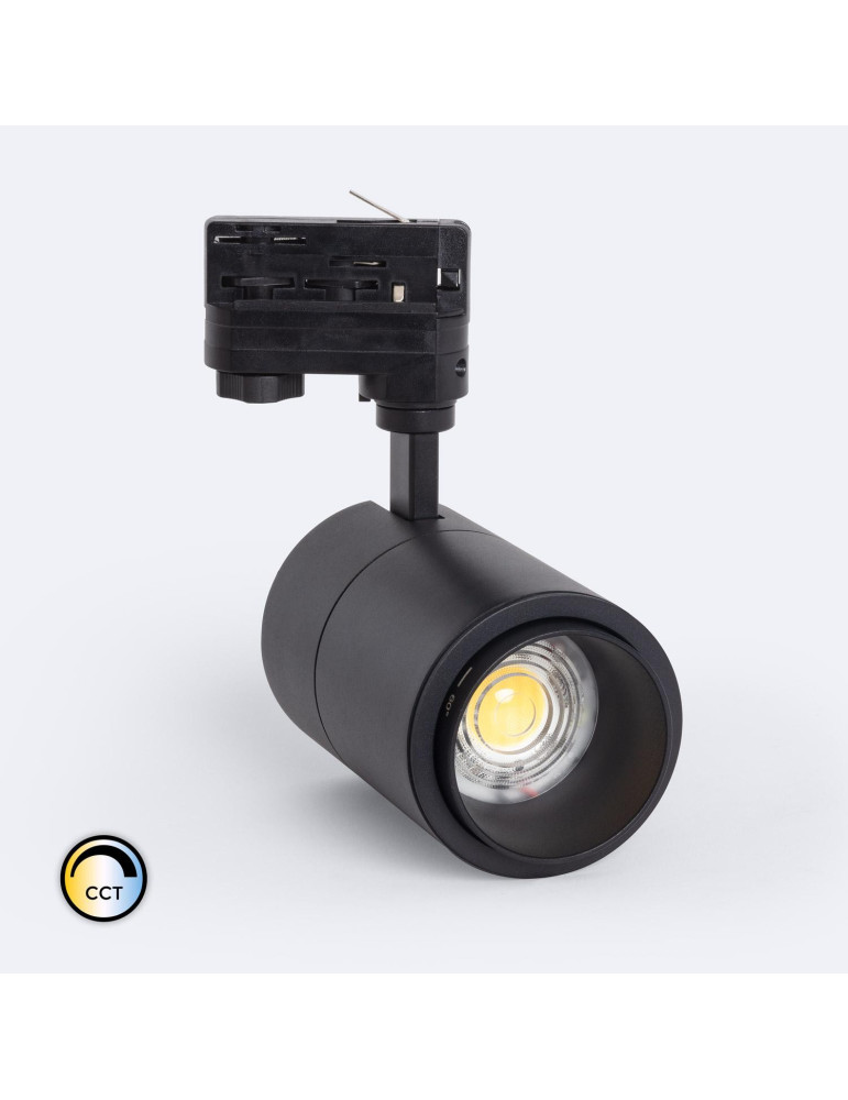 Spot LED sur Rail Triphasé 30W Dimmable Pulyx CCT Multi-angle 15-60º Spot LED sur Rail Triphasé 30W Dimmable Pulyx CCT Multi-angle 15-60º