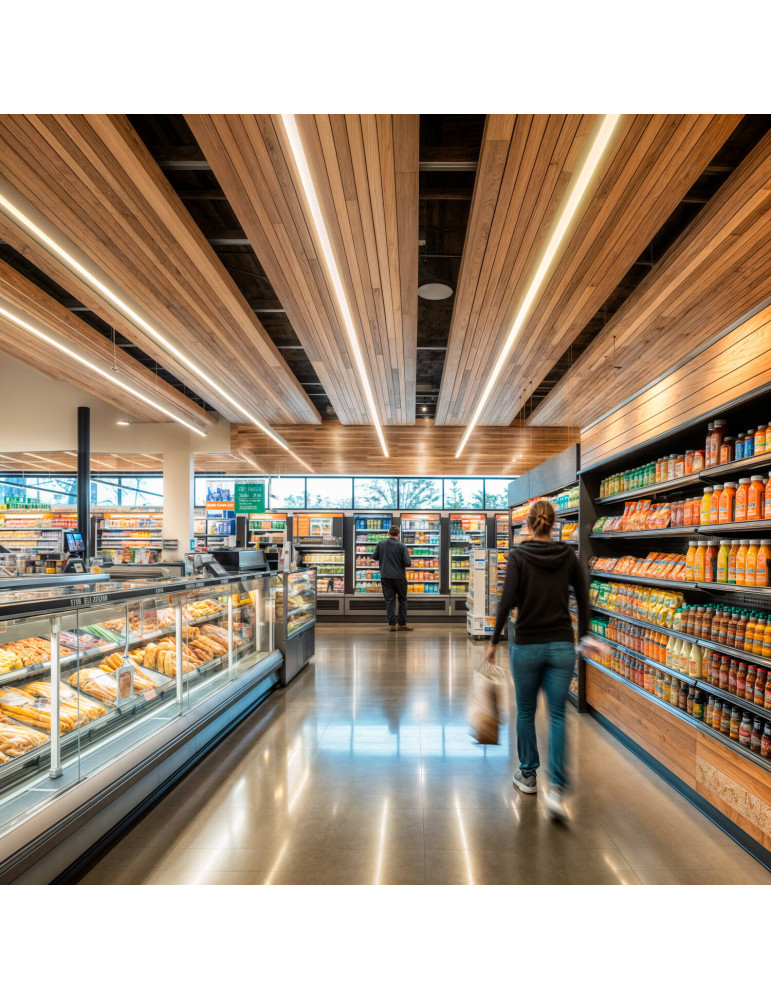 Module Linéaire LED Trunking 70W 160lm/W Retrofit Universal System Pull&Push Dimmable 1-10V