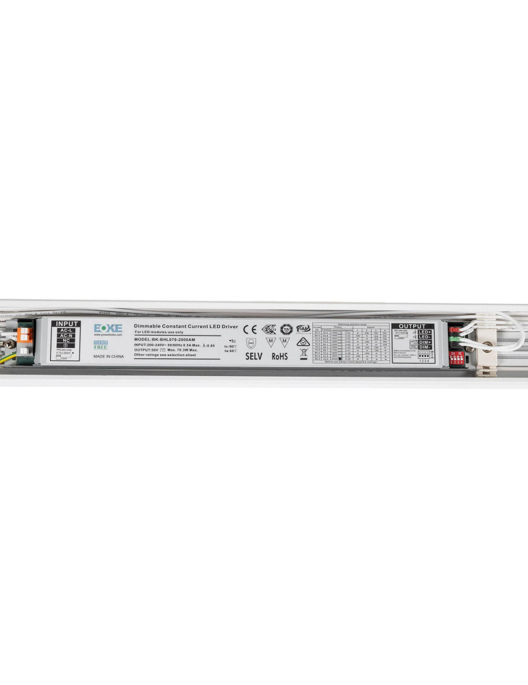 Module Linéaire LED Trunking 70W 160lm/W Retrofit Universal System Pull&Push Dimmable 1-10V